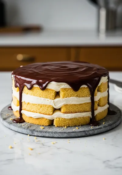 Boston Cream Icebox Cake