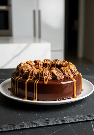 Buster Bar Ice Cream Cake