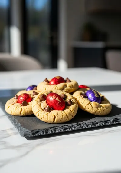 Cadbury Egg Cookies