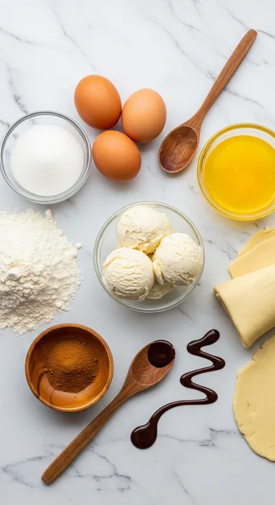 Fried Ice Cream Pie Recipe - cooking process