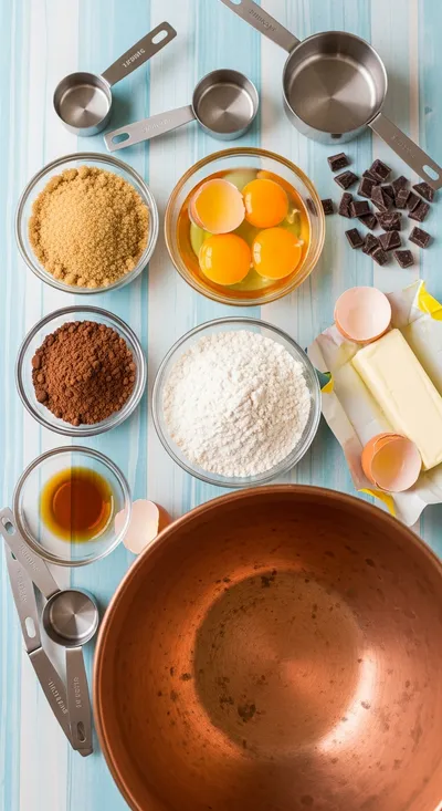 Homemade Brownie Mix Recipe - cooking process