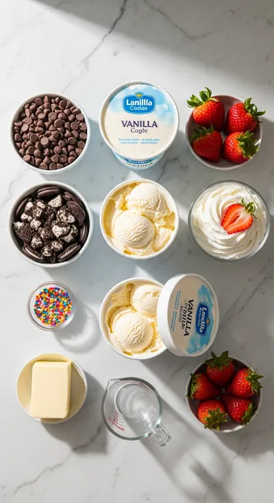 Easy Ice Cream Cake Recipe - cooking process