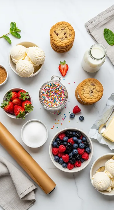 Ice Cream Sandwich Cake - cooking process