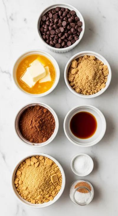 No-Bake Brownie Bites - cooking process